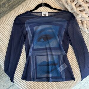 Bella Hadid x ABOUT YOU mesh top